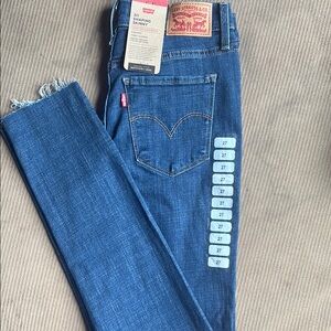 Levi's Blue Straight Leg Jeans Classic Design